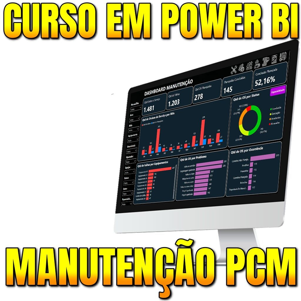 Do zero ao Dashboard – Power BI Manutenção PCM