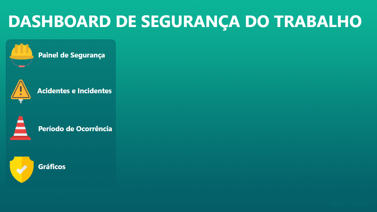 Dashboard Controle de Acidentes 1.0 no Power BI – Gestão de SST e Ocorrências