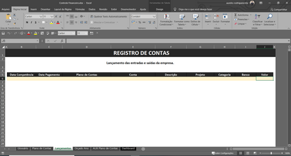 Dashboard Controle Financeiro com DRE 1.0 no Power BI