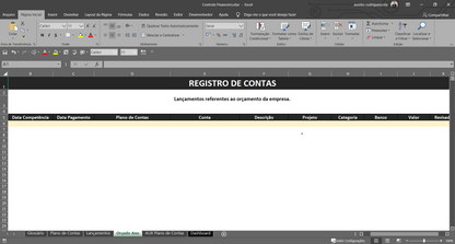 Dashboard Controle Financeiro com DRE 1.0 no Power BI