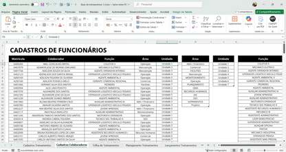 Dashboard Matriz de Treinamentos 1.3 – Power BI