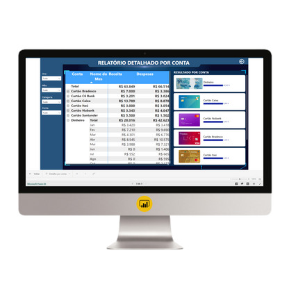 Dashboard Finanças Pessoais 1.1 no Power BI