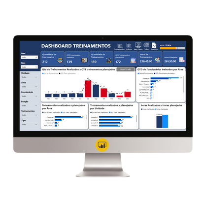 Dashboard Matriz de Treinamentos 1.3 – Power BI