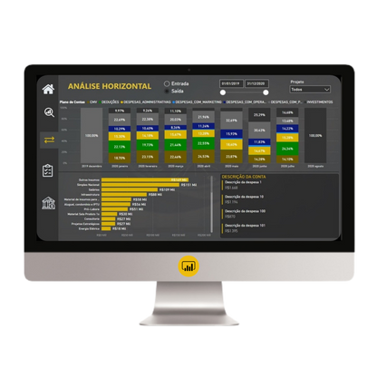 Dashboard Controle Financeiro com DRE 1.0 no Power BI