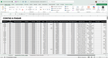 Dashboard Fluxo de Caixa 1.0 no Power BI