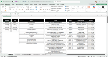 Dashboard Controle de Exames e Atestados 1.1 no Power BI – Gestão de Saúde Ocupacional Completa