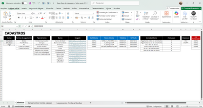 Dashboard Fluxo de Caixa 1.0 no Power BI