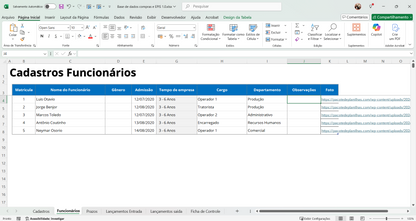 Dashboard Controle de EPIs e Compras 1.0 no Power BI