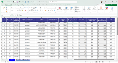 Dashboard Controle de Horas Extras 1.2 no Power BI