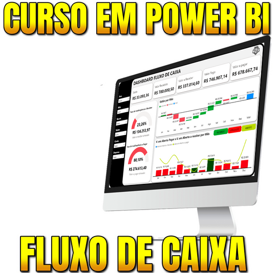 Curso Do zero ao Dashboard no Power BI: Fluxo de Caixa
