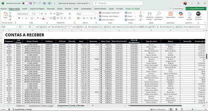 Dashboard Fluxo de Caixa 1.0 no Power BI