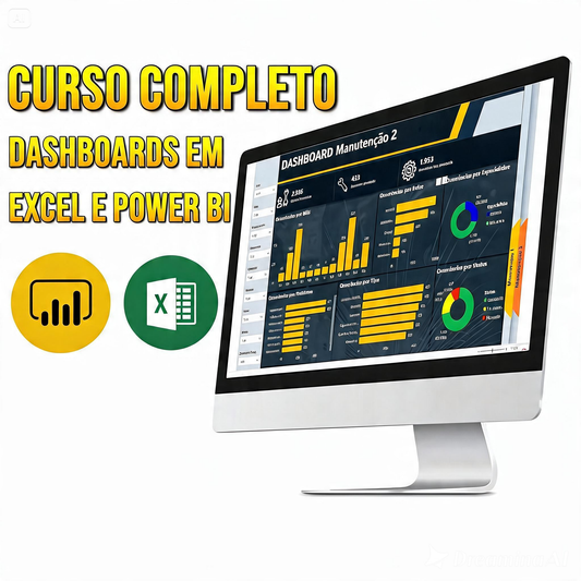 Curso completo de Dashboards - Power BI, Excel e Power Viz
